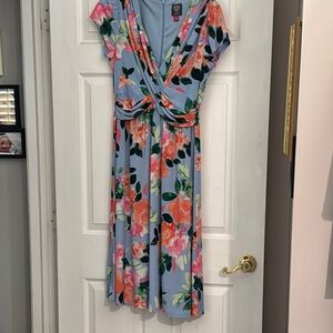 Floral V-Neck Dress